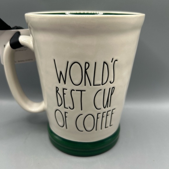 Rae Dunn Elf WORLD’S BEST CUP OF COFFEE Christmas Mug NEW Design 2024 NEW - Picture 4 of 4